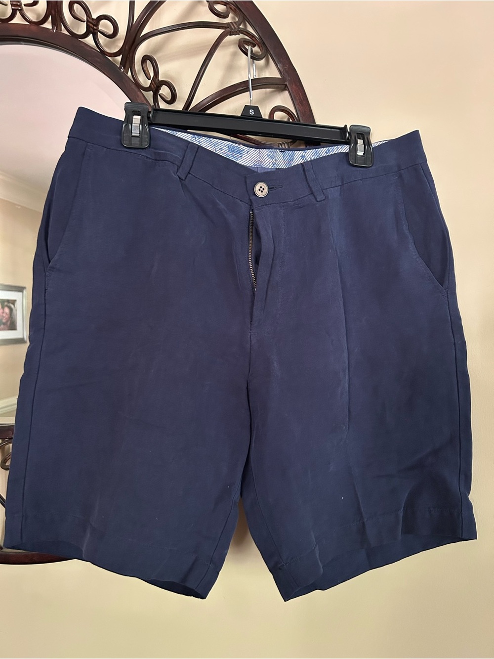 Tommy Bahama Navy Flat-Front Men's Shorts